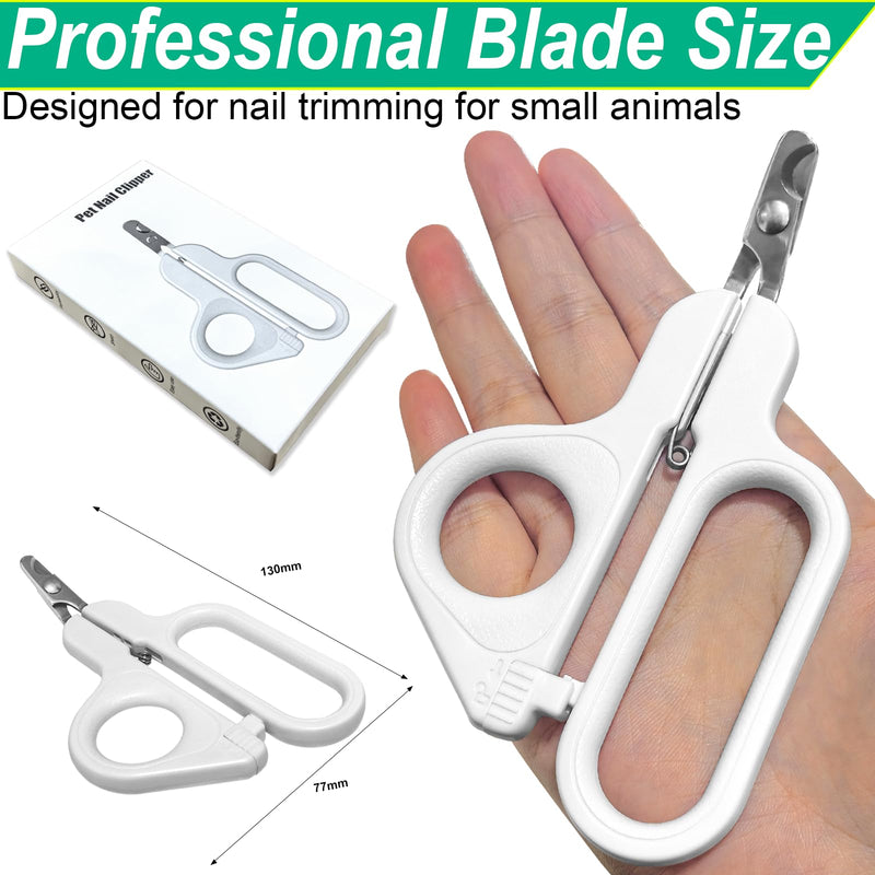 Professional Small Cat and Dog Nail Clippers Sharp Blades Stainless Steel Pet Nail Trimmers with Safety Lock to Avoid Injury for Cats Rabbits Dogs Small Animals - PawsPlanet Australia