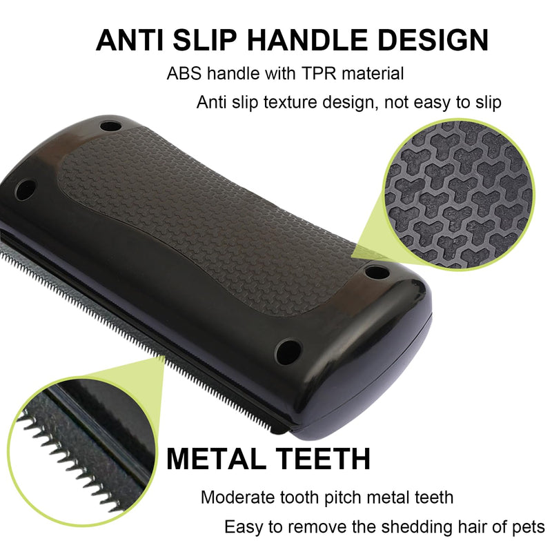 Dog Brush for Shedding, Pet Hair Removal Tool, Deshedding Dog Brush, Pet Hair Remover Comb for Shedding, Easy Clean, Effective for Short and Long Hair, Pet Grooming Brush for Dog, Cat, Horse - PawsPlanet Australia