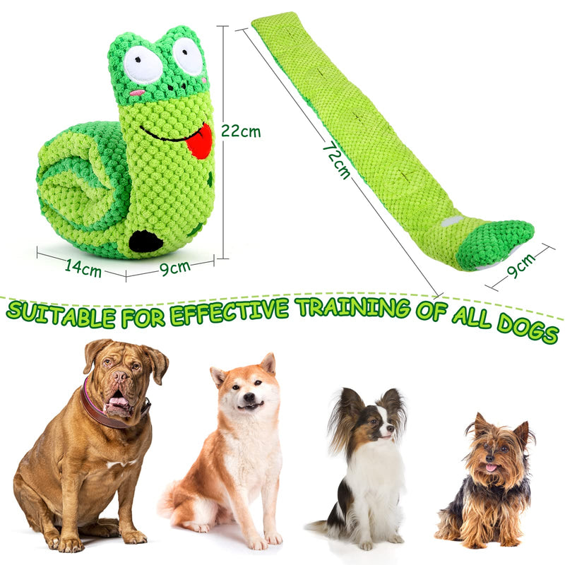 Squeak Dog Toys Stress Release Game for Boredom, Dog Puzzle Toy IQ Training, Snuffle Toys Foraging Instinct Training Suitable for Small Medium and Large Dogs Frog - PawsPlanet Australia