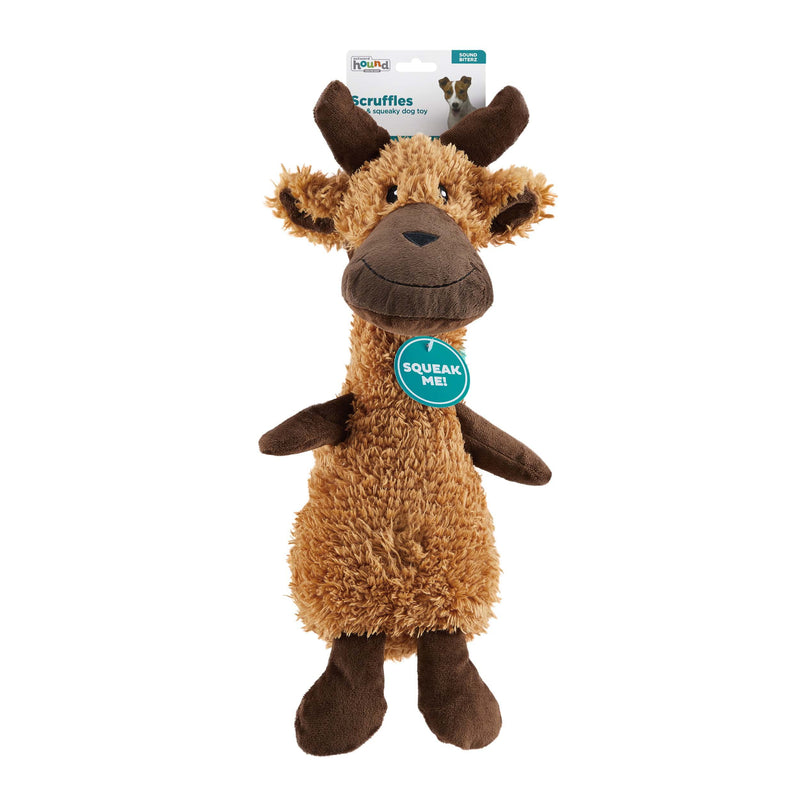 Charming Pet Plush Dog Toys Scruffles Small Moose - PawsPlanet Australia