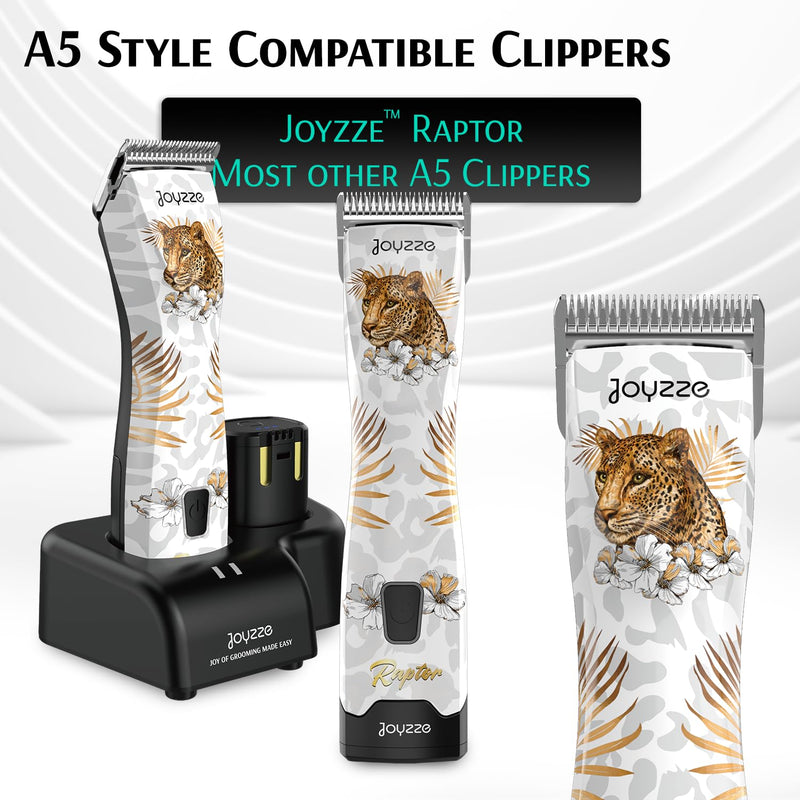 Raptor/Falcon Series A Wide Blade - Professional Grade Dog Clipper Grooming Blade, Detachable, Replacement Blades - Stainless Steel, Coated Ceramic,(A Series #10W) #10W (1.5 mm) - PawsPlanet Australia