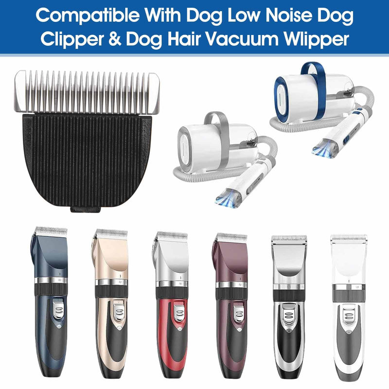 2 Pack Dog Grooming Replacement Blade Compatible with Oneisall Low Noise Dog Clippers, Dog Hair Vacuum Clipper Made of Ceramic Blade & Stainless Steel Blade Size3.2mm 3.2mm-2P - PawsPlanet Australia