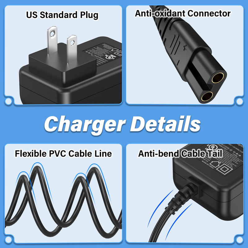 Dog Clipper Charger Power Cord for oneisall Low Noise Dog Clippers Model RFC-676 RFC676 RFC 676 Power Supply AC DC Adapter for oneisall Rechargeable Stainless Pet Shaver Charging Plug Cable - PawsPlanet Australia