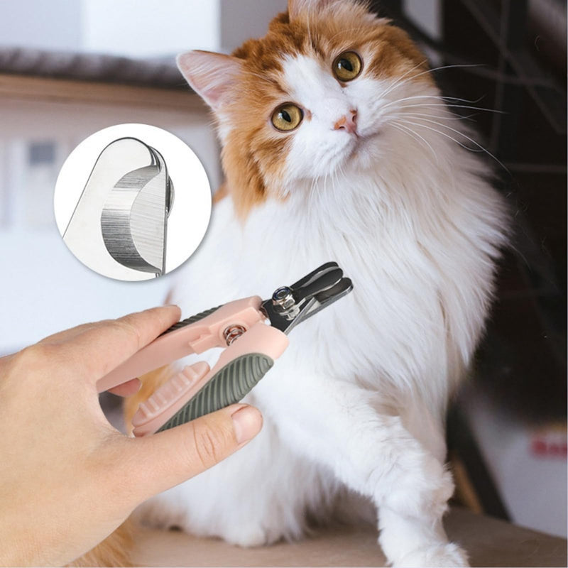 Pet Grooming Tool Kit including 3 in 1 Professional Shedding Brush & Nail Clippers with Storage Bag for All Breeds and Sizes of Dogs and Cats, Pink, Promotes Healthy Skin and Claws - PawsPlanet Australia