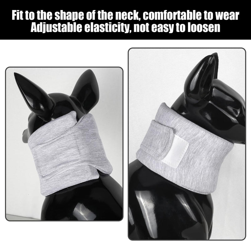 1 x neck protective cover for pets and 1 x collar, practical neck protection collar, pet protection ring, suitable for skin damage in pets, post-operative and other scenes.
