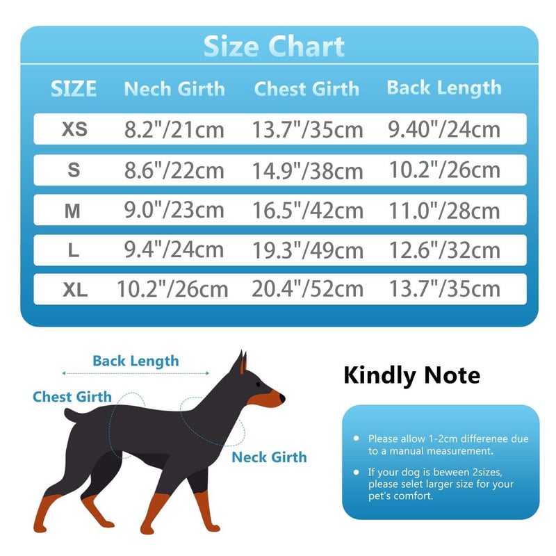 Etdane Dog Surgical Recovery Suit Pet After Surgery Onesies Long Sleeve for Female Male Doggy Alternative Cone E-CollarPink Swan/XL XL(Back:13.7"/35cm;Chest:20.4"/52cm) Pink Swan