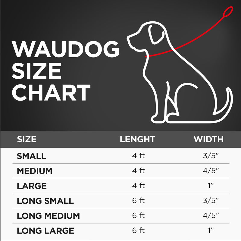 Waterproof Dog Leash - Glow Anti-Slip Dog Leash for Large Small and Medium Breeds - Heavy Duty - Water- & Dirt-Resistant - Boy & Girl 4 Ft x 1" - PawsPlanet Australia