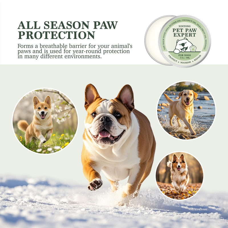 Dog claw wax &dog nose balm containing coconut oil , paw balm &dog paw balm| can save chapped claws and nose, safely lick, moisturize, repair and cure, is suitable for dogs, cats &horses, 2.1 oz/60g. - PawsPlanet Australia