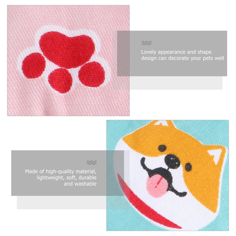 Adjustable neck brace for cats and puppies made of breathable cotton. Soft recovery collar for wound protection and healing after surgery.