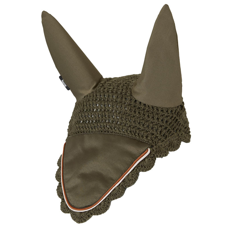 Horze Sandnes Ear Net - Dark Olive - Horse