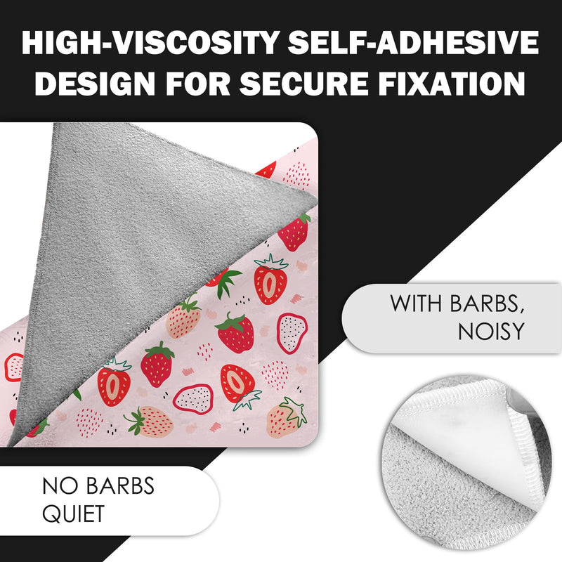 27.6"Cat Grooming Wrap, Self Adhesive Cat Wrap for Cutting Nails, Anti-Escape Cat Swaddle Wrap for Medicine Ear Cleaning, Strawberry Anti-Scratch Cats Burrito Restraint Blanket, Pet Tool (6-10 lbs) - PawsPlanet Australia