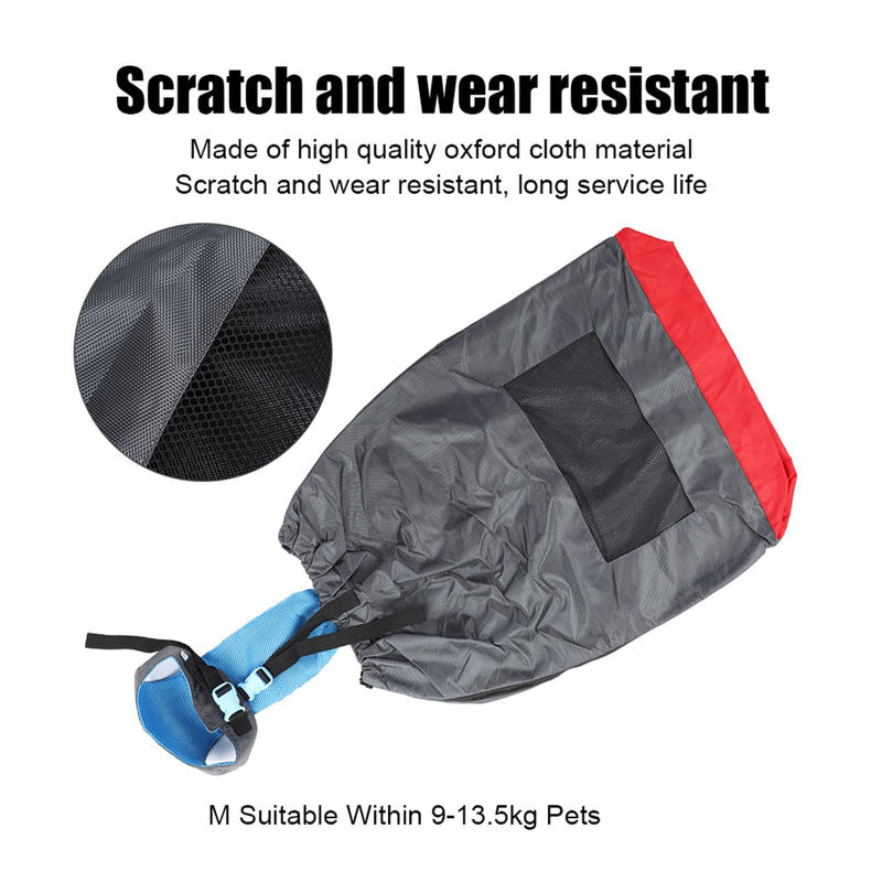 Jeanoko Oxford Cloth Anti-Scratch Indoor Pet Injuries Protection Bag Paralyzed Dog Drag Pouch with Safety Lock Buckle(M) - PawsPlanet Australia
