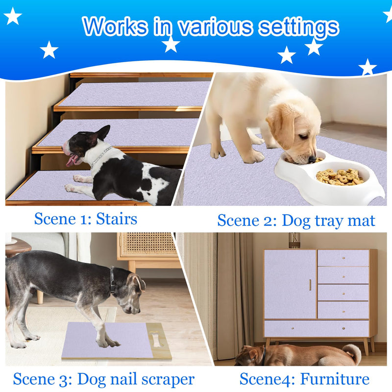 Dog Nail Scratch Board, self-Adhesive Instead of Emery Paper,Door Protector from Dog Scratching,cat Nail File,pet Scratch Areas Substitute for Dog Nail (10 inch * 12.5 feet,White) White - PawsPlanet Australia