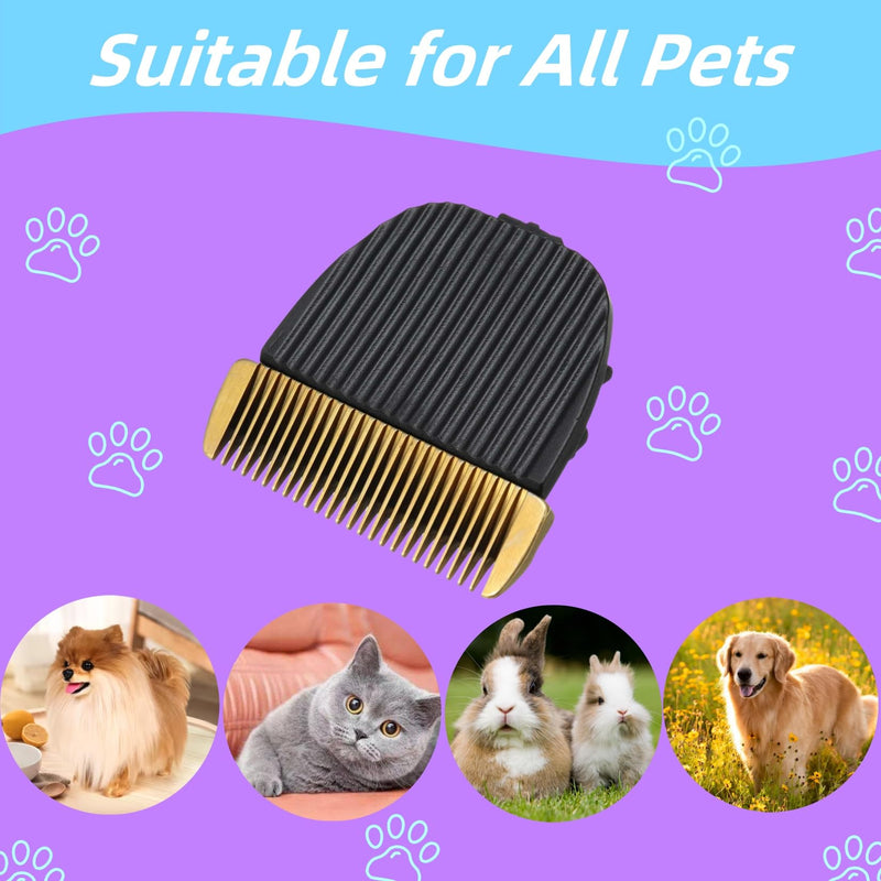 Dog Hair Clipper Blade Professional Pet Clippers Replacement Blades Cat Dog Accessory for Baorun P2/P3 One Size 2pcs - PawsPlanet Australia