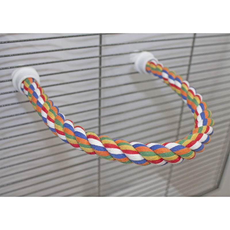 34 Inch Flex Rope (Large) - Bendable Fun Climbing Perch Cage Accessory Toy - Sugar Gliders, Squirrels, Degus, Marmosets, Monkeys, Parrots, Birds, Rats & Other Small Animals Large - PawsPlanet Australia