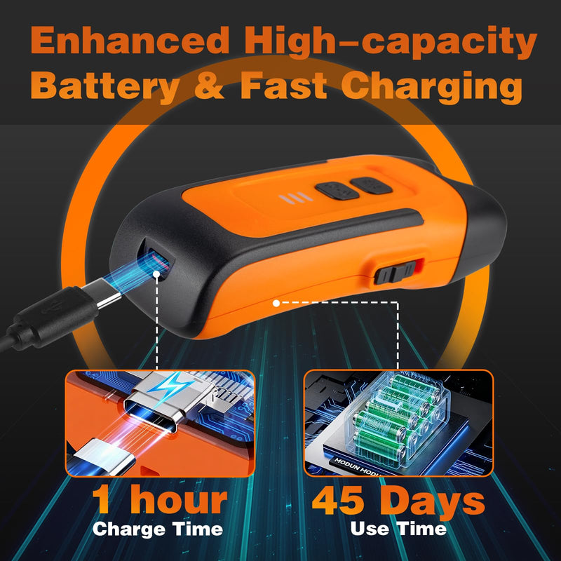 Ultrasonic Dog Bark Deterrent Devices, 50 FT Range Anti Barking Device for Dogs, Indoors Outdoors Effective Stop Barking Own or Neighbors Dog, Safe & Humane Dog Behavior Training Control Device Orange - PawsPlanet Australia