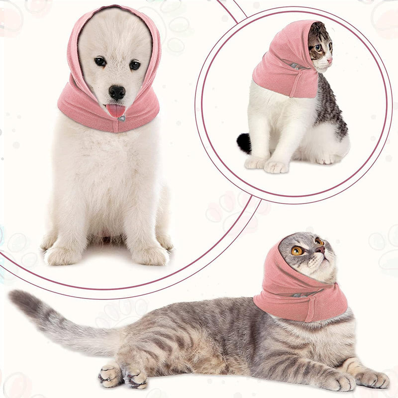 Earmuffs for Dogs, Pack of 2 Soft Cotton Material Earmuffs Head Cover Dog Hearing Protection to Keep Warm Beauty Noise Reduction Relaxation (Medium)