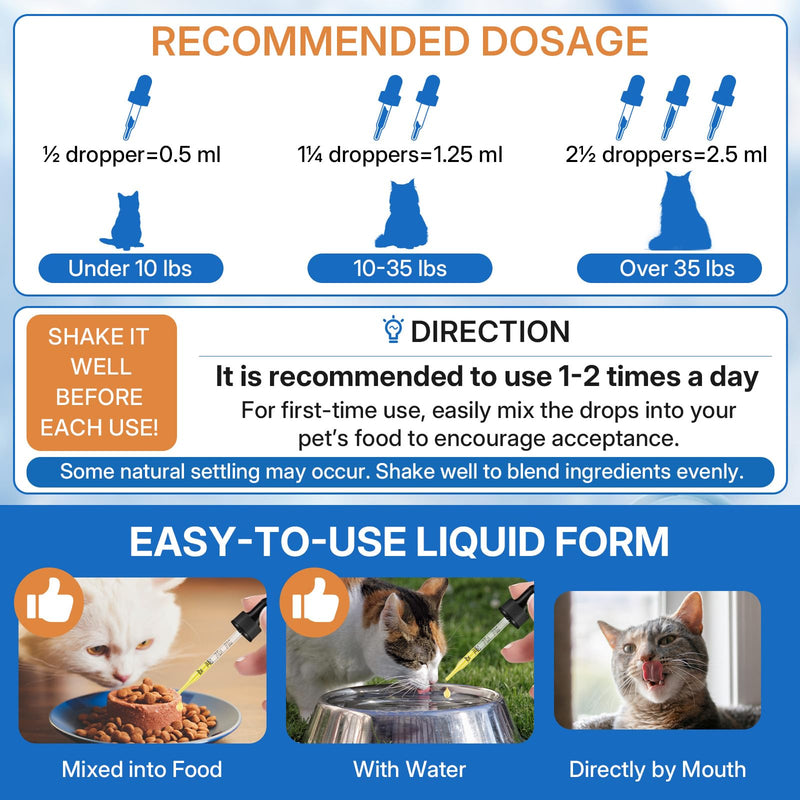 WEALLIN L-lysine Supplement for Cats, Immune Support for Cats, Support for Feline Respiratory, Sneezing, Runny Nose, Eye Function, Helps Strengthen Natural Defenses, Chicken Flavor (1PC) 1PC