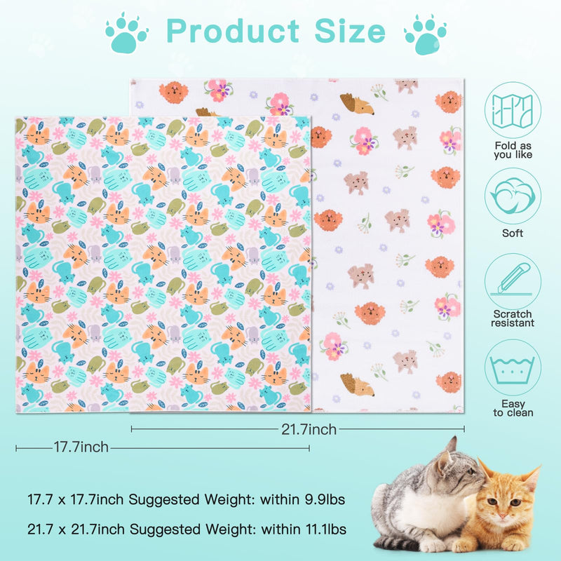 Cat Wrap for Grooming, Self-Adherent Cat Restraint Wrap for Cutting Nails, Calming Wrap for Nail Clipping, Anti-Bite, Anti-Escape Cat Grooming Bag 2PCS (Swan-M & Panda-XL, M & XL) (9.9lbs) & (22lbs) Swan-M & Panda-XL - PawsPlanet Australia