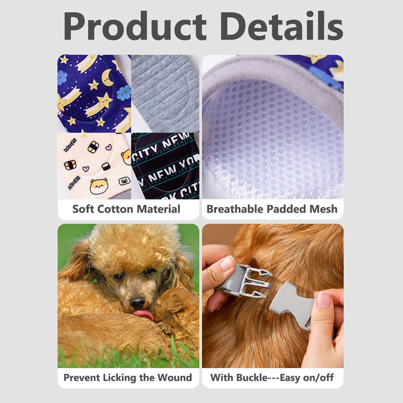 Dog Surgery Recovery Sleeve for Front Legs, Pet Prevent Licking Wound Elbow Brace Protector Dogs Hip Joint Protector Recovery Sleeves(Blue,XXL) XXL: recommended for 79-93lb Blue