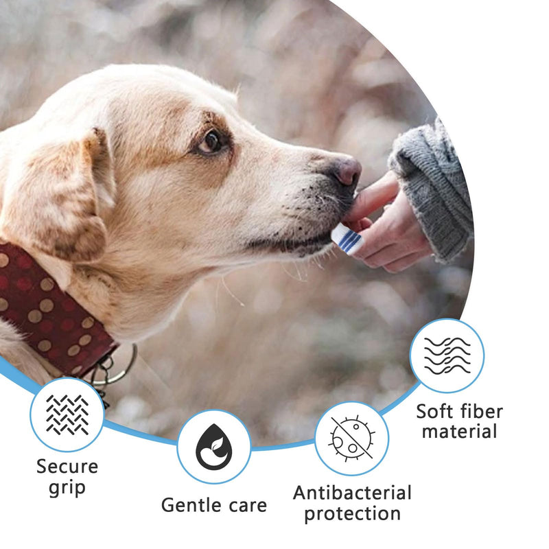 Pack of 6 Dog Toothbrushes, Dog Toothbrush for Small Dogs Dental Care Dog Tartar Remover Dental Care Cats Teeth Cleaning Dog with Lanyard, Suitable for Oral Care and Oral Hygiene