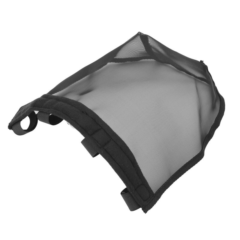 Horse Nose Net Breathable Fine Mesh Mask for Horses with Allergies or Shaking, Plastic Black Nose Cover for Home Farm - PawsPlanet Australia