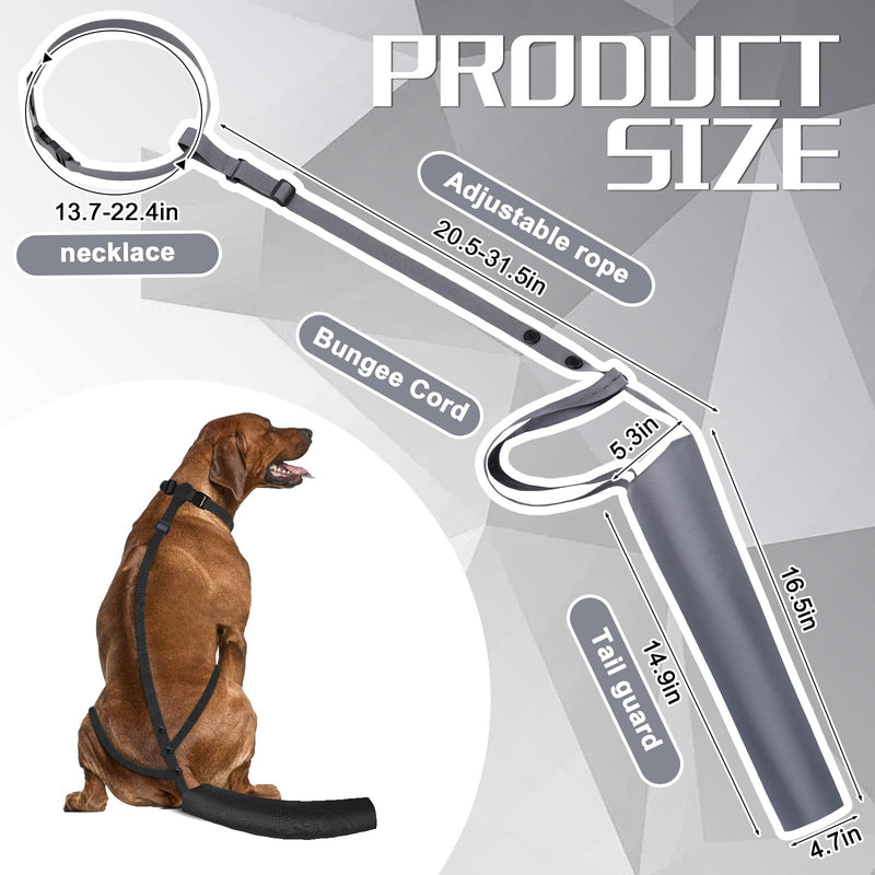 2 Pieces Dog Tail Protector Cover for Wounds, Dogs Tails Heal Sleeve, Dog Wound Care for Medium and Large Dogs to Assist in Recovery from Injury, Tail Size（L 14.9-16.5", Diameter 4.7-5.3"） Tail L 14.9-16.5", Diameter 4.7-5.3" - PawsPlanet Australia