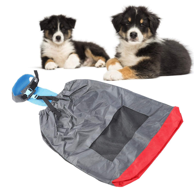 Jeanoko Oxford Cloth Anti-Scratch Indoor Pet Injuries Protection Bag Paralyzed Dog Drag Pouch with Safety Lock Buckle(M) - PawsPlanet Australia