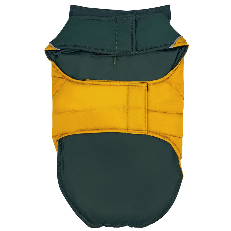 NFL Green Bay Packers Puffer Vest for Dogs & Cats, Size Medium. Warm, Cozy, and Waterproof Dog Coat, for Small and Large Dogs/Cats. Best NFL Licensed PET Warming Sports Jacket
