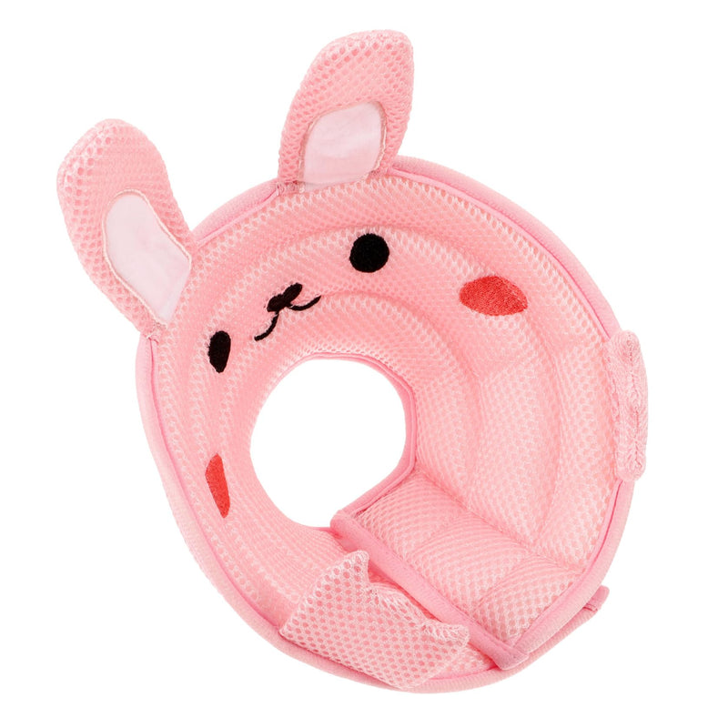 DOITOOL Breathable Pink Cat Collar with Bunny Ears Made of Polyester Prevents Scratching and Provides Comfortable Recovery After Surgery