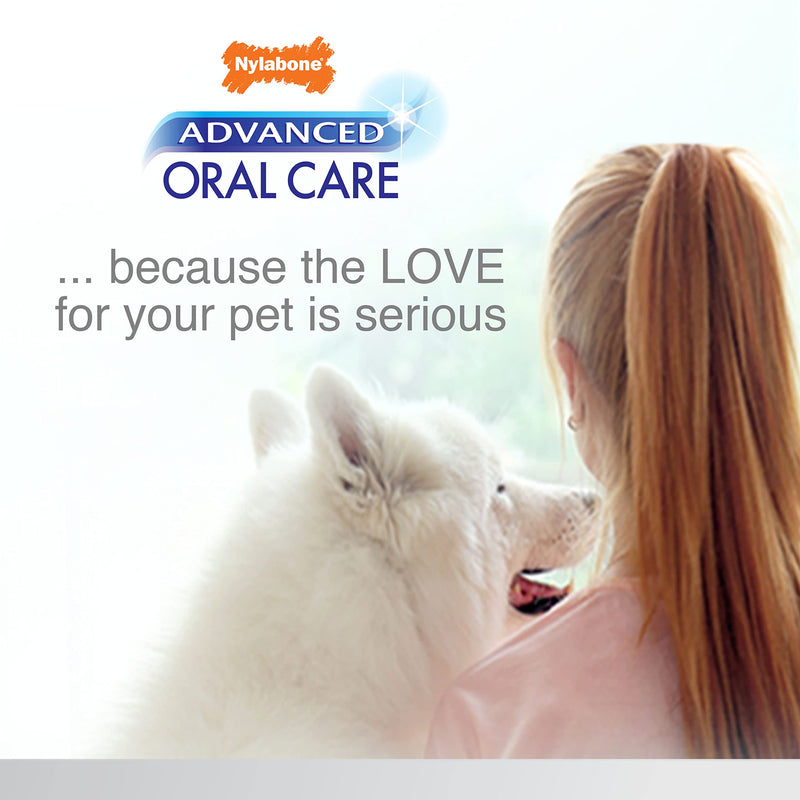 Nylabone Advanced Oral Care Senior Dog Dental Kit with Cushiony Soft-Bristle Toothbrush Senior 3 Count Bacon