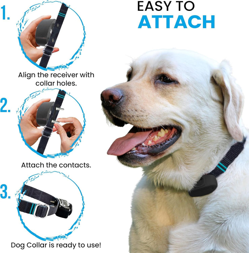 3/4" Nylon Replacement Collar - Shock Collar Replacement Collar, Invisible Fence Collar Replacement, Compatible with Pet Safe & Invisible Fence & PetSafe Collars (Range Blue, 3/4") Range Blue 3/4" - PawsPlanet Australia