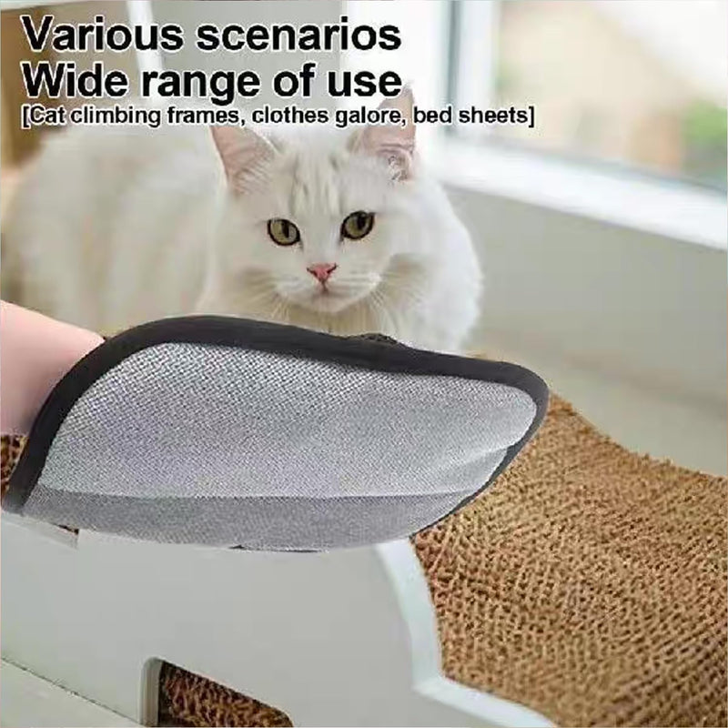 2-Pack Pet Hair Removal Glove, Five-Finger Static pet Hair Gloves, Reusable cat and Dog pet Hair Removal Tools - PawsPlanet Australia