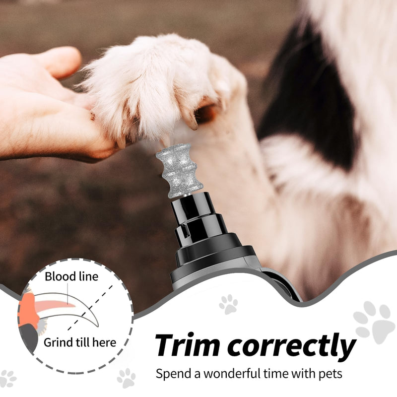 Dog Nail polishing Machine Drill bit, Automatic Nail Grinder, Dog Nail Grinding Tool Accessories, pet Nail polishing Machine Accessories, 1/10 inch Small and Medium-Sized Dog Nail Clippers - PawsPlanet Australia