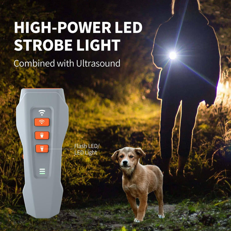 Dog Bark Deterrent Device-Ultrasonic Anti-Barking Devices, Up to 30FT Long Range &Rechargeable Bark Control-Safe for Dogs Training-Indoor & Outdoor,Alternative to Collars and Bark Collars (Black) black - PawsPlanet Australia