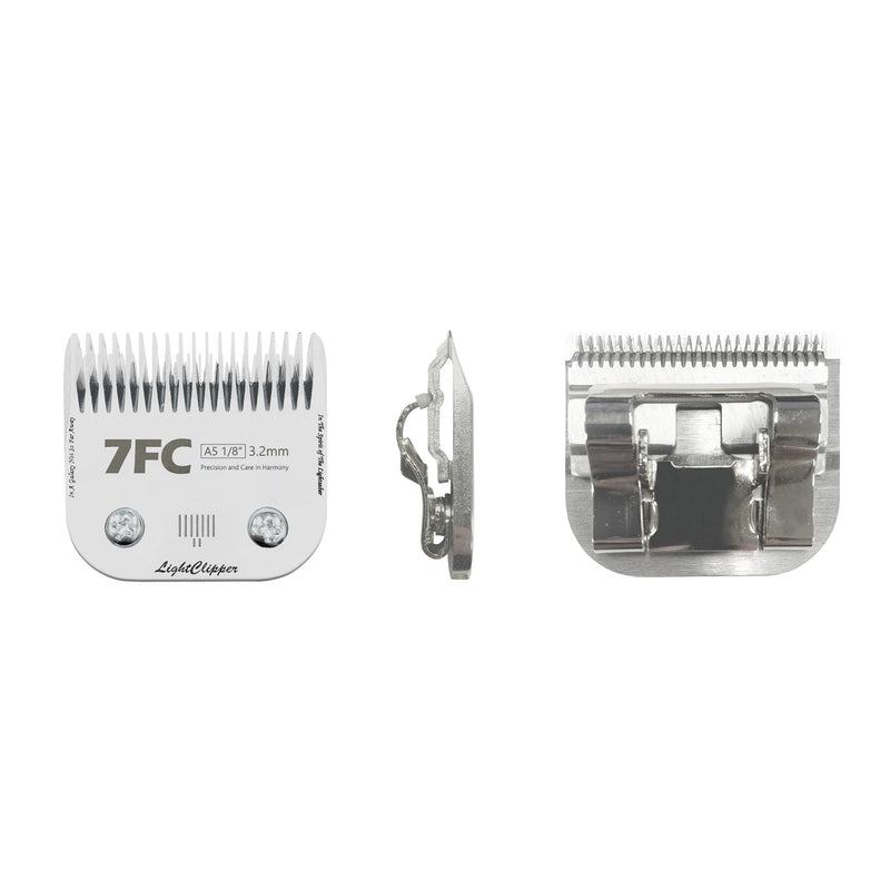 Detachable Ultra Edge Dog Clipper Blade - Constructed of Carbonized Steel, Resists Heat and Rust with Long-Lasting Sharp Edges - A5 Series (7FC, Fine Cut) 7FC: 1/8" (3.2MM) - PawsPlanet Australia