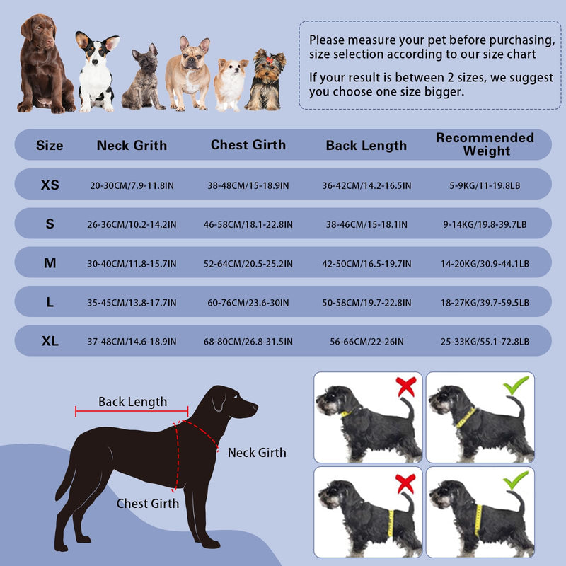 Dog Surgery Recovery Suit, Female Male Front Leg Wound Protector E-Collar Substitute Pajamas Ealstic Pet Dogs Body Suit After Surgery (Blue, S) Male Femal-Blue