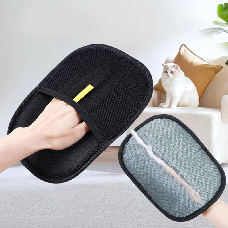 2 Pcs The magic brush pet hair remover kivori pet hair removal gloves Electrostatic pet hair remover glove Washable Reusable Cat & Dog Hair Remover for Couch, Furniture, Carpet,Clothing,Car Seats - PawsPlanet Australia