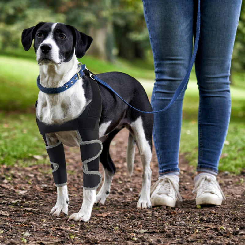 Dog Elbow Brace for Shoulder & Front Leg, Canine Elbow Wrap for Shoulder Dislocation, Pressure Sores, Elbow Injury and Loss of Stability from Arthritis-S/Size