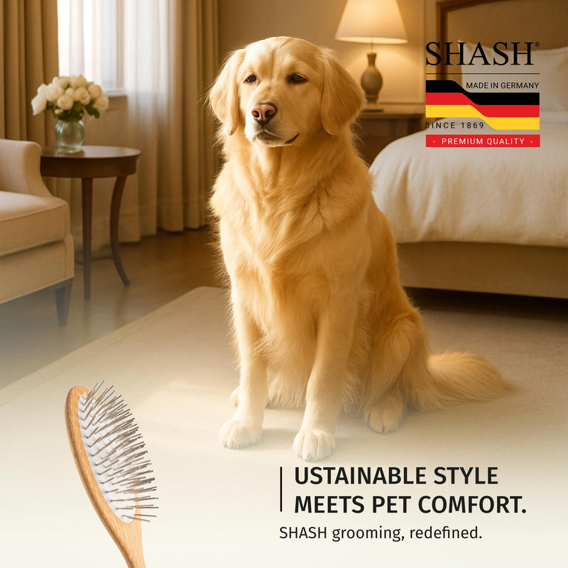 Oval Pet Brush With Short Metal Pins - PawsPlanet Australia