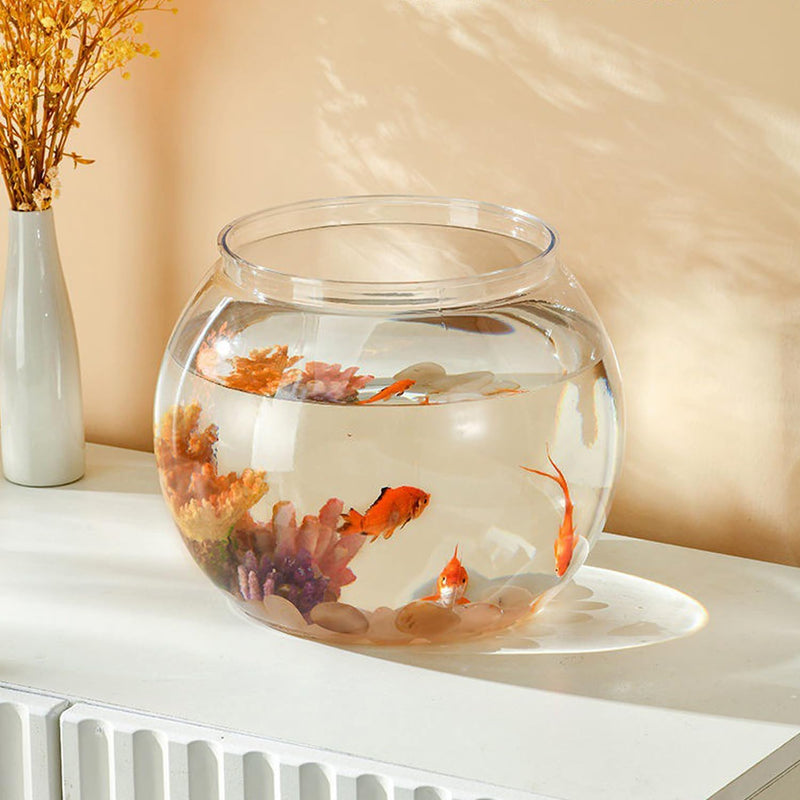 0.8 Gallon Plastic Aquarium Betta Fish Tank, Small Fish Tank Starter Kits, Mini Fish Bowls - PawsPlanet Australia