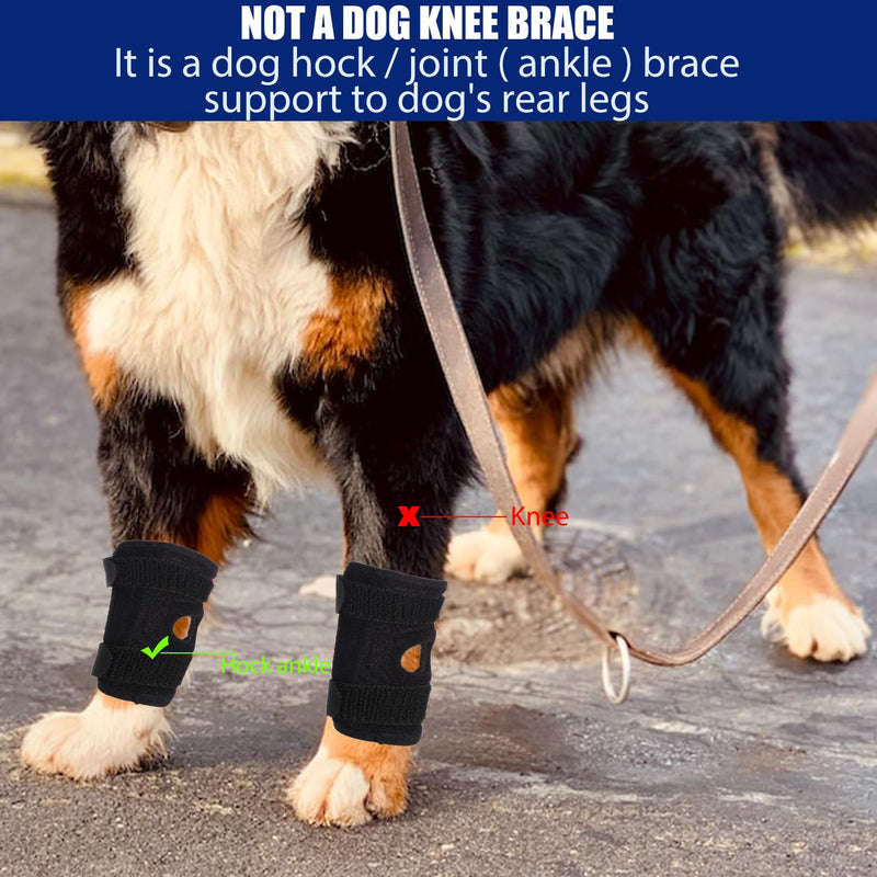 KINBOM Bandage for Dogs Front Leg, Dog Bandage Front Leg Dog Front Leg Support with Metal Bars Dog Front Leg Support to Support the Wrist ACL Tear Wound Protection (Size L)