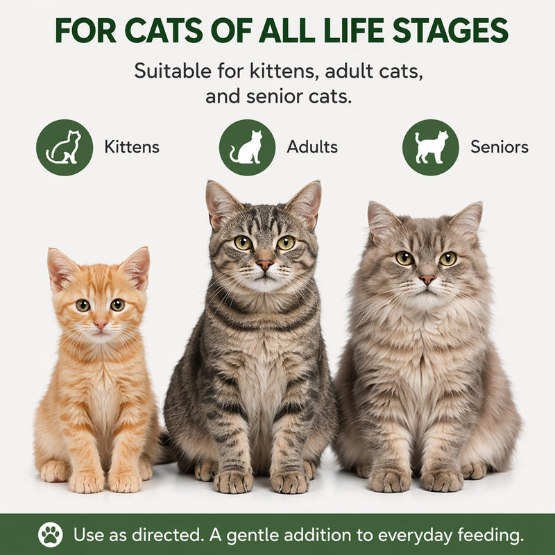 Feline Vitals Taurine Drops for Cats, Daily Nutrition, 1 Fl Oz | Essential Amino Acid Support for Daily Feline Nutrition, Easy-to-Use Liquid Formula