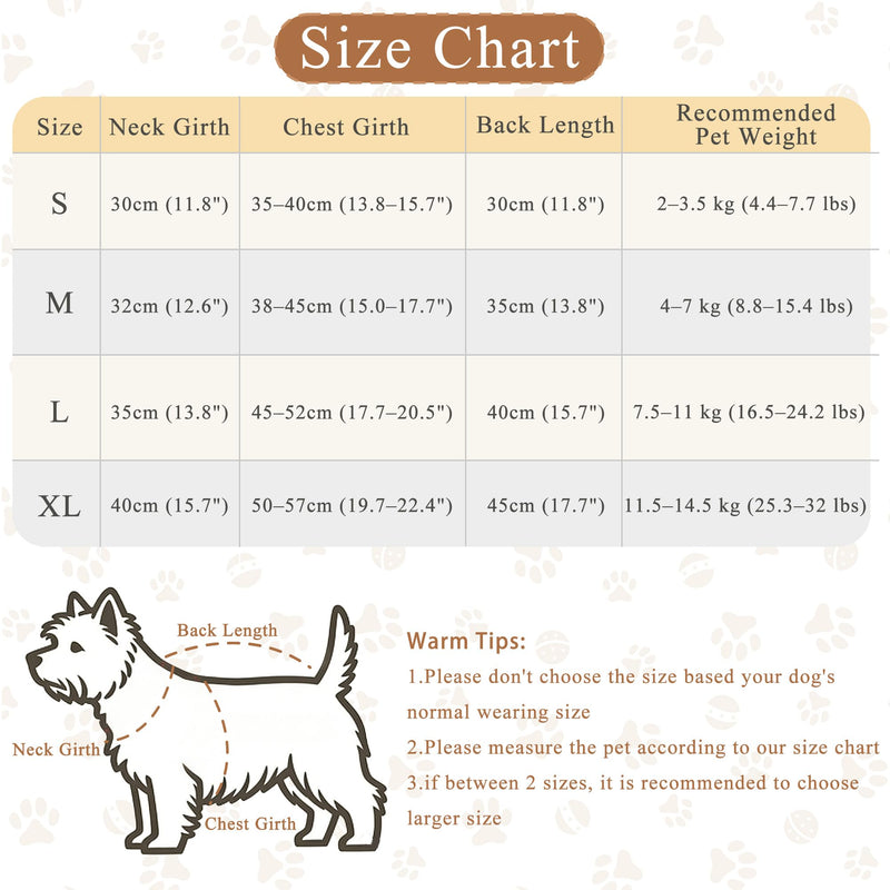 Dog Body After Surgery for Female and Males, Surgical Body Dog Castration Protection & Lick Protection Dog Bodysuit, Soft Surgical Protective Suit Alternative to Funnel for Small Medium Dogs