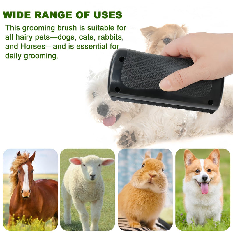 2025 Upgraded Deshedding Dog Brush, Grooming Brush for Dogs & Cats – Pet Hair Removal Tool for Shedding, Matted & Loose Hair – Gentle on Skin with Ergonomic Grip – Works on Rabbits, Horses - PawsPlanet Australia