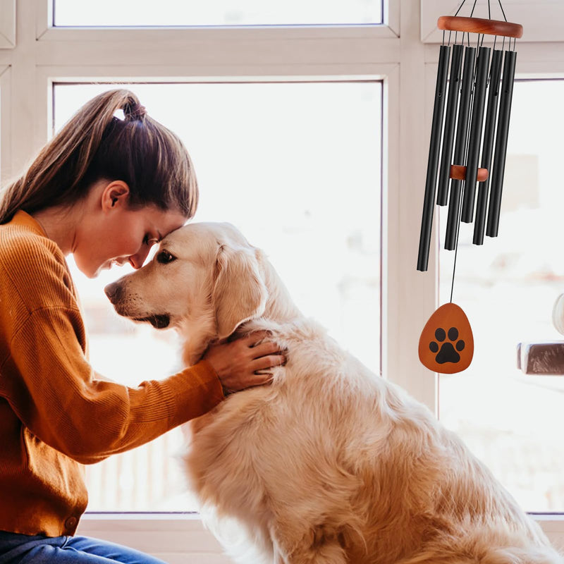 Dog Memorial Gifts for Loss of Dog, 26" Pet Memorial Wind Chime, Loss of Dog Sympathy Gift, Pet Memorial Gifts for Dogs, Pet Remembrance Gift in Memory of Dog Cat - PawsPlanet Australia