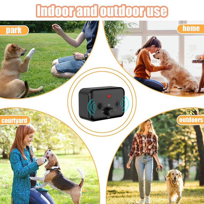 Anti Barking Device for Dogs Auto Dog Bark Deterrent Devices for Indoor Outdoor Rechargeable Dog Barking Silencer with 3 Modes Ultrasonic Barking Control Deterrent Devices Safe for Dogs People-2 Pack - PawsPlanet Australia