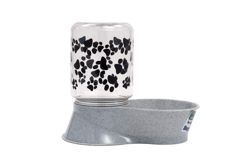 Lixit Animal Care Dog Feeder/Fountain Reversible Base Small Granite - PawsPlanet Australia