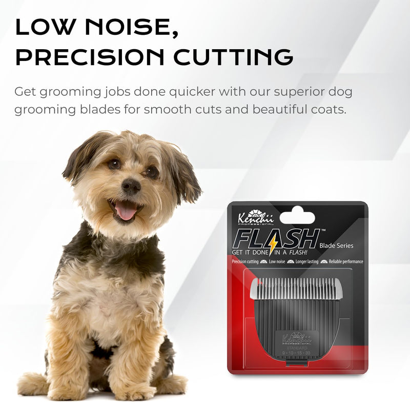 Kenchii Flash Clipper Blade (Standard) Only Compatible with Flash Clipper, Black & White Standard - PawsPlanet Australia
