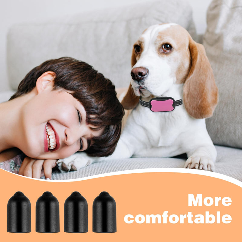 32 pcs Dog Shock Collar Rubber Tips Anti Bark Collars Caps Training Collar Replacement Silicone Covers Column Conductive Rubber Sleeve Extra Contact Points for Pet Puppy Training Stop Barking - PawsPlanet Australia